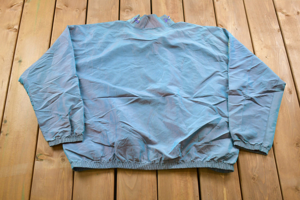 Vintage 1990s Daytona Beach Quarter Zip Windbreaker Jacket