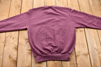 Vintage Blank Faded Burgundy Champion Pullover Crewneck