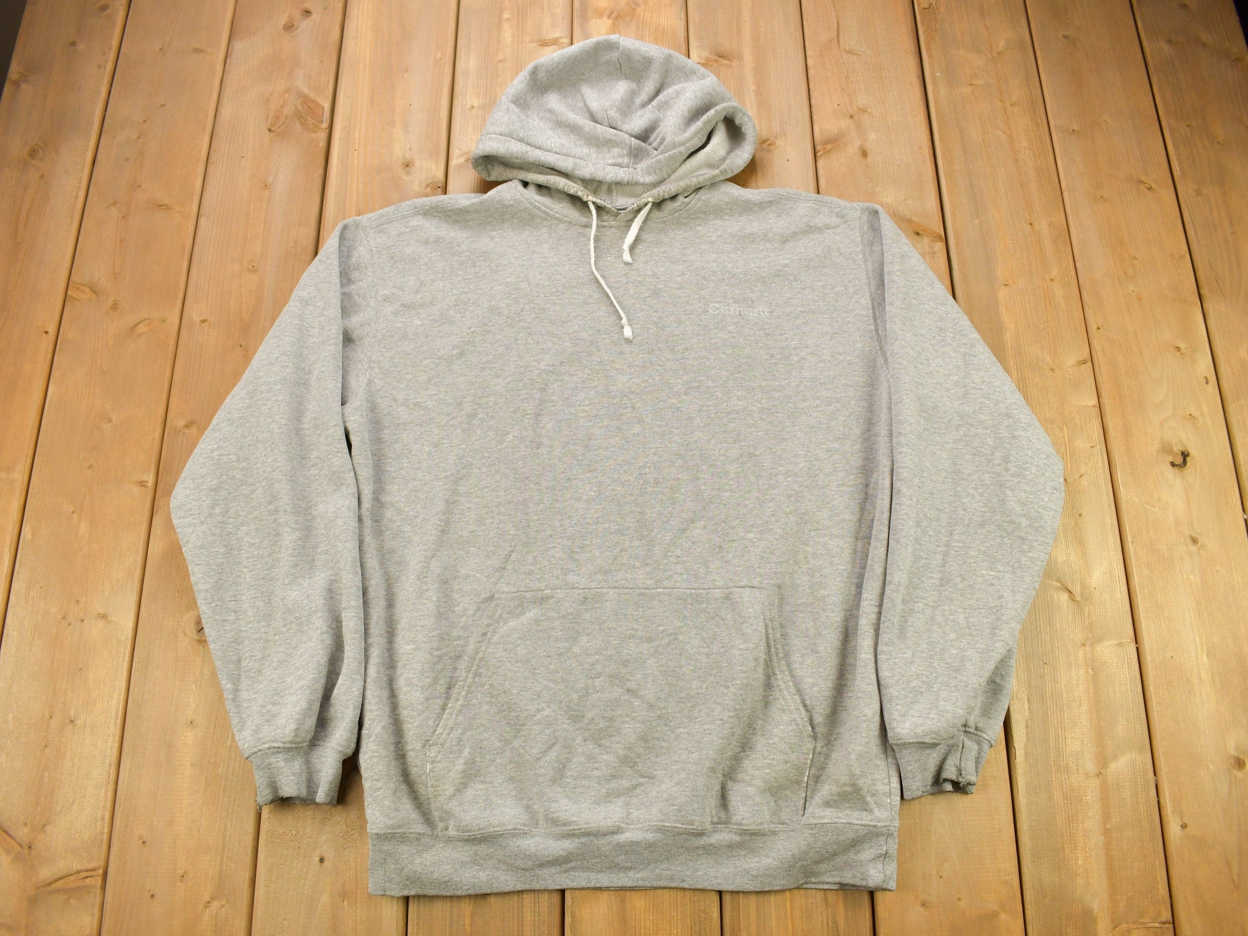 Vintage 1990s Carhartt Heather Grey Hoodie
