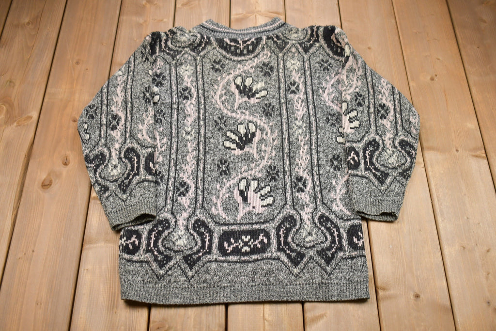 Vintage 1990s Abstract Knitted Sweater