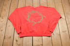 Vintage 1990s Christmas Wreath Crewneck Sweatshirt