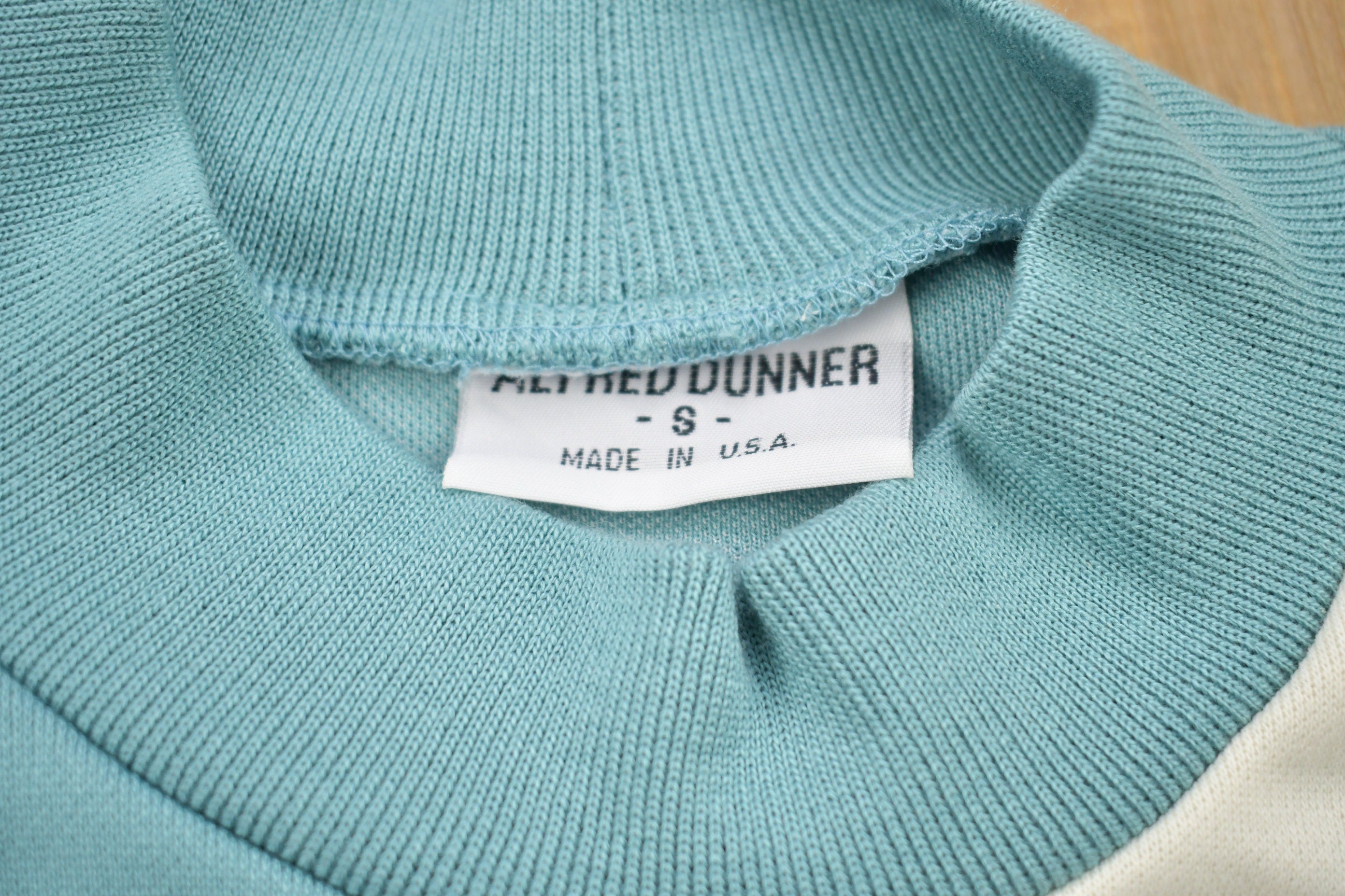 Vintage 1990s Alfred Dunner Color Block Crewneck Sweater