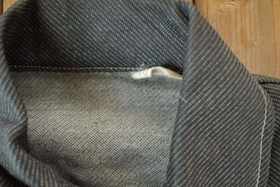 Vintage 1990s Blank Denim Style Button Up Shirt