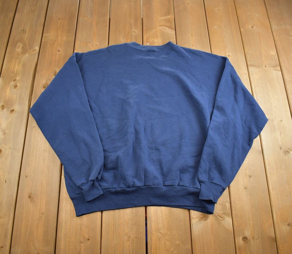 Vintage 1990s Hanes Blank Crewneck Sweatshirt Made In USA
