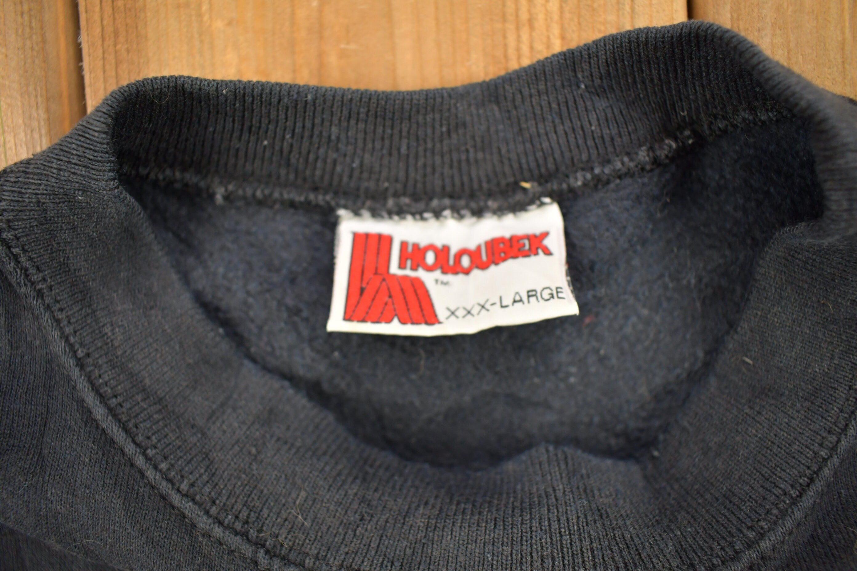 Vintage 1991 Fargo Harley Davidson North Dakota Wolf Theme Crewneck Sweater