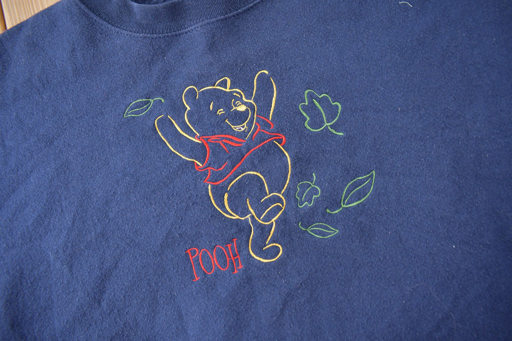 Vintage 1990s Winnie The Pooh Embroidered Disney Crewneck Size 2XL