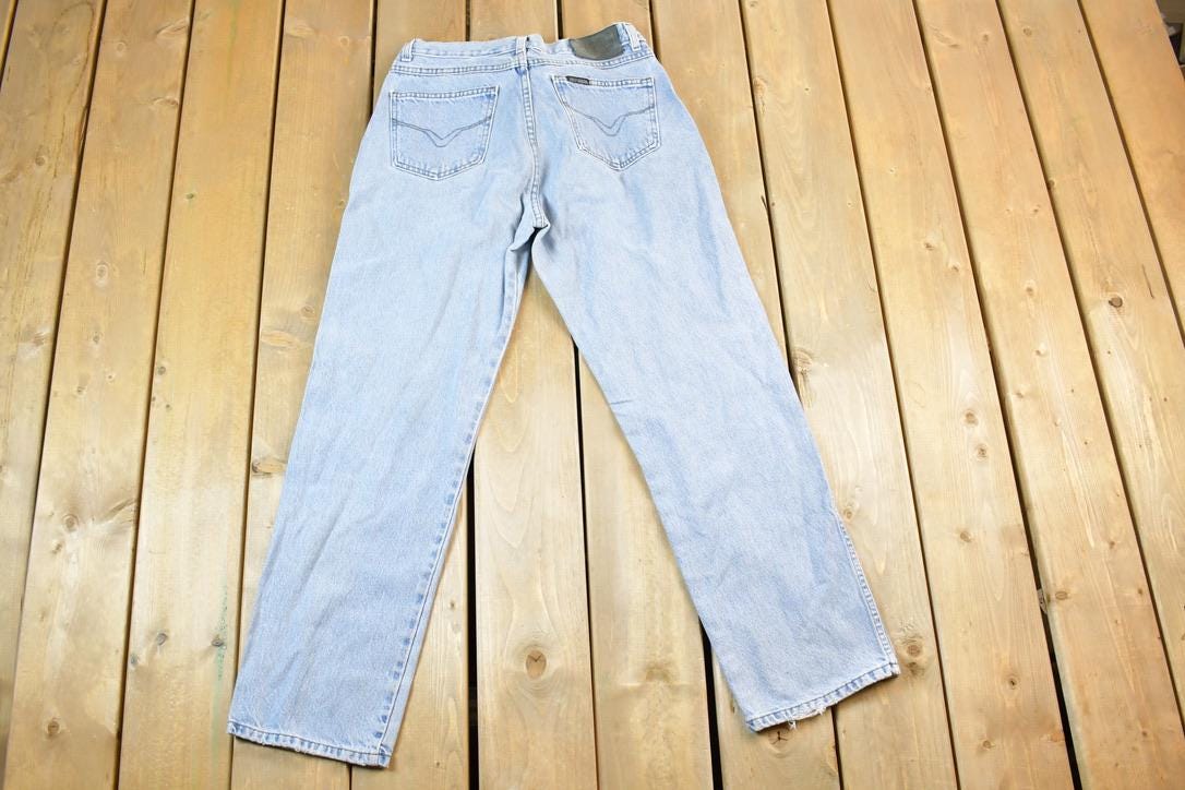 Vintage 1990s Harley Davidson Motorcycle Denim Jeans Size 32 x 29 Made In USA