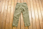 Vintage 1970s Military Wool Trousers Size 35 - 39 x 28