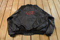Vintage 1990s Live Multimedia Satin Bomber Jacket Men's 2XL / Snap Button / Streetwear / Souvenir Jacket / Made In USA