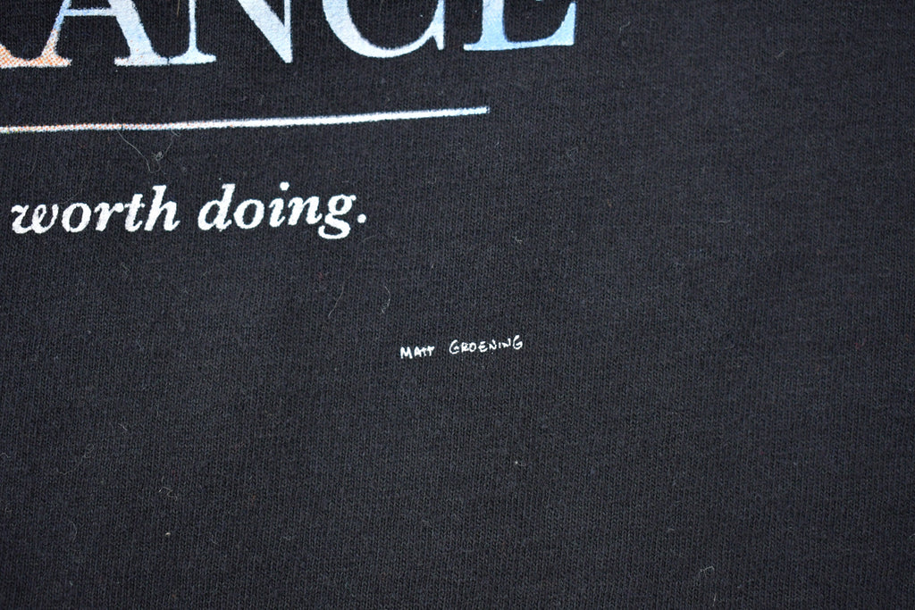 Vintage 1990 Perseverance Homer Simpson Graphic T-Shirt