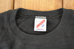 Vintage 1989 Life's A Mountain Not A Beach Graphic Print Crewneck Sweatshirt Men's M