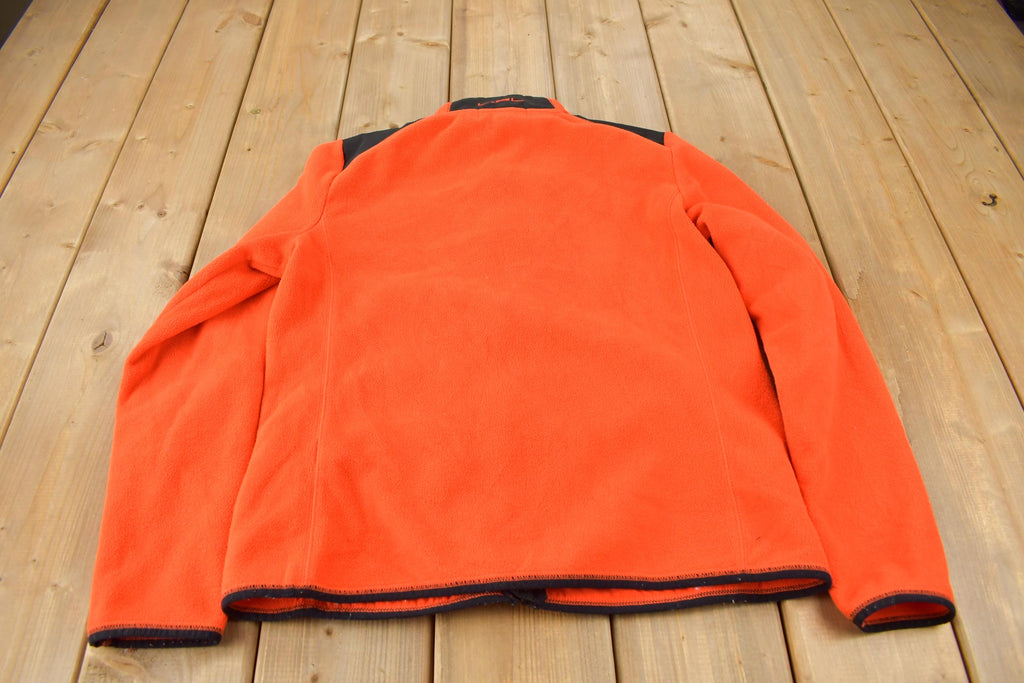 Vintage 1990s Lauren Ralph Lauren Omen's Orange Fleece Sweater