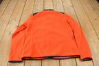 Vintage 1990s Lauren Ralph Lauren Omen's Orange Fleece Sweater