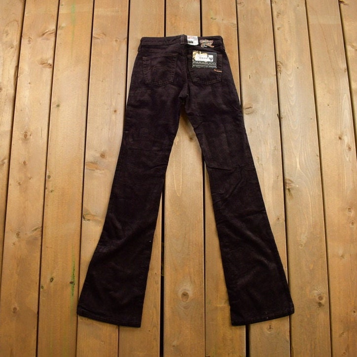 Vintage Maroon Parasuco Deadstock 1990s Pants Size 24x30