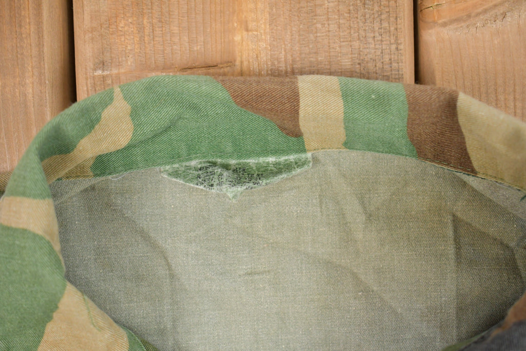 Vintage 1990s Army Camo Button Up Jacket