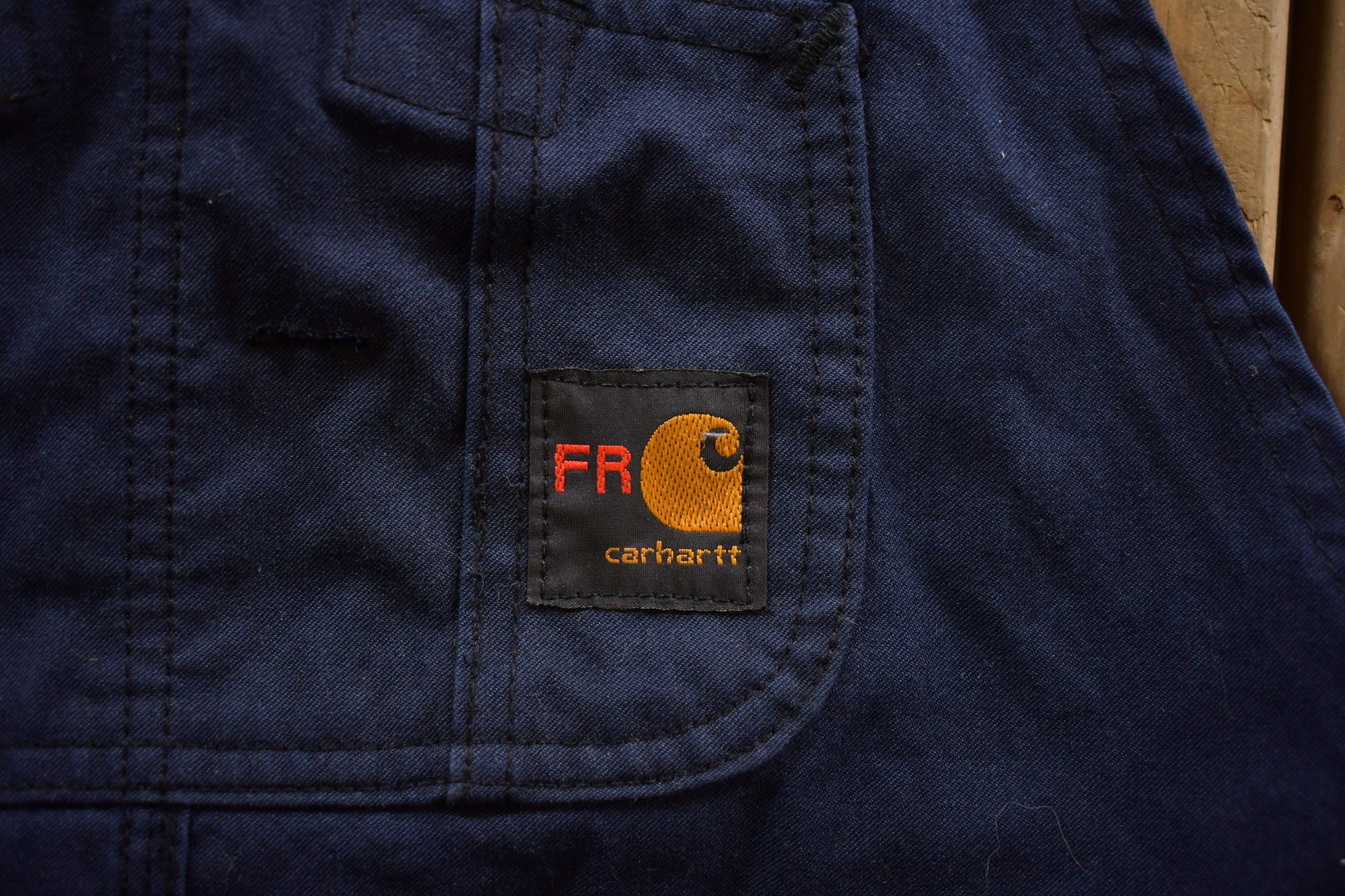 Vintage 1990s Carhartt Double Knee Canvas Overalls Size Medium