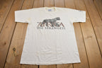 Vintage 1990s Africa "The Serengeti" Graphic T Shirt