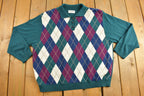 Vintage 1990s Alfred Dunner Collared Knit Sweater