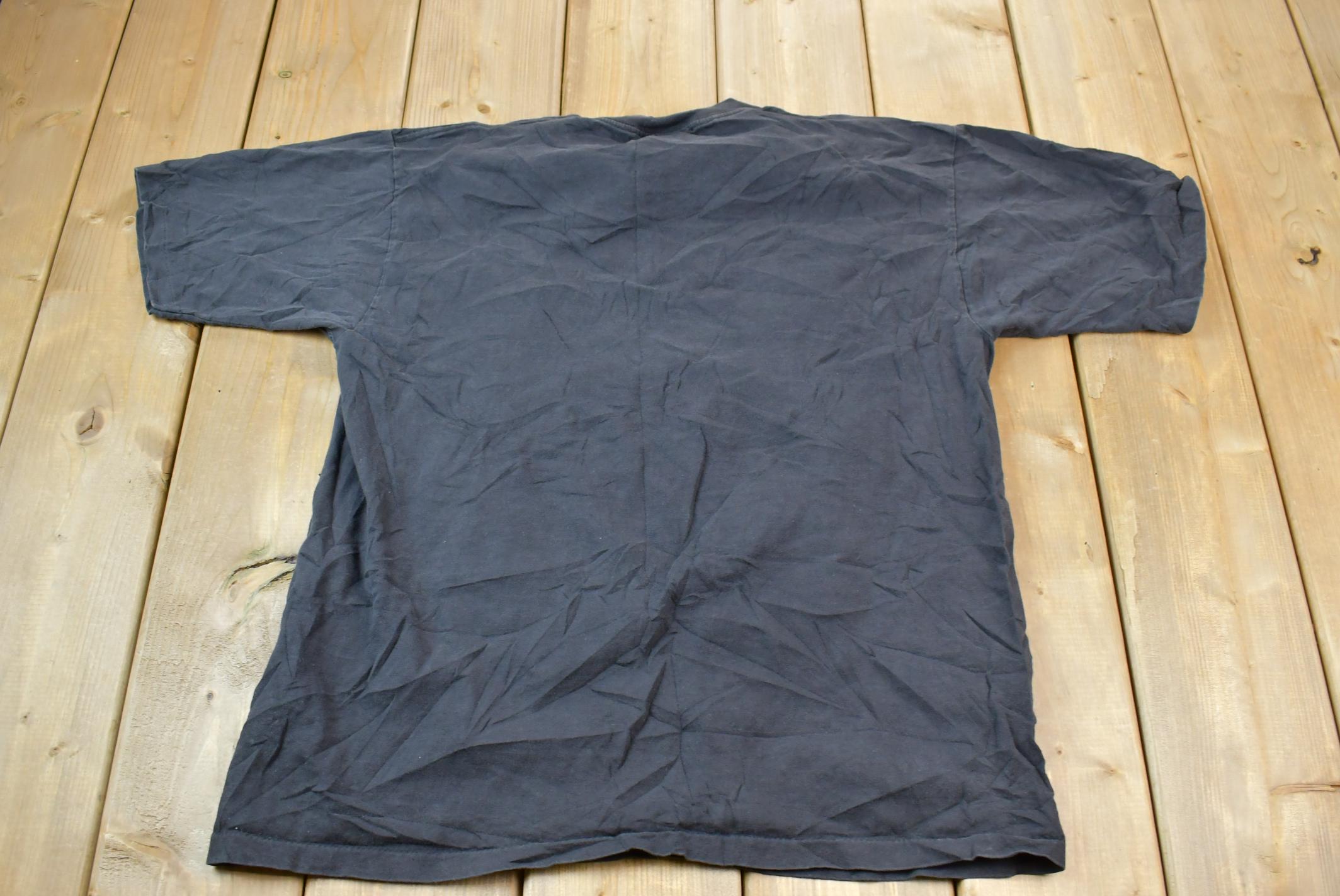 Vintage 1990s Mite International Soccer Single Stitch Graphic T-Shirt Made In USA