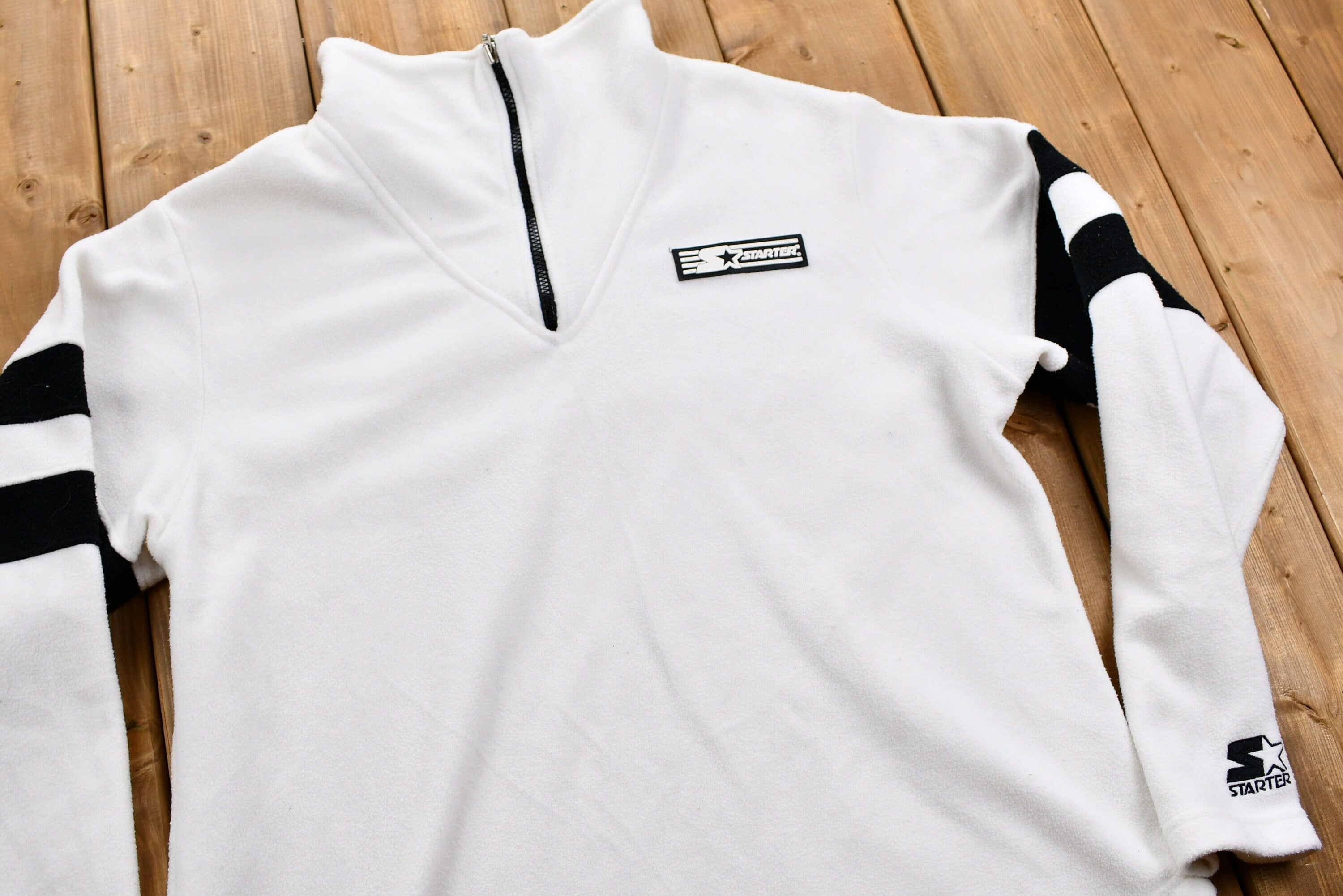 Vintage Starter Quarter-Zip Fleece Sweater