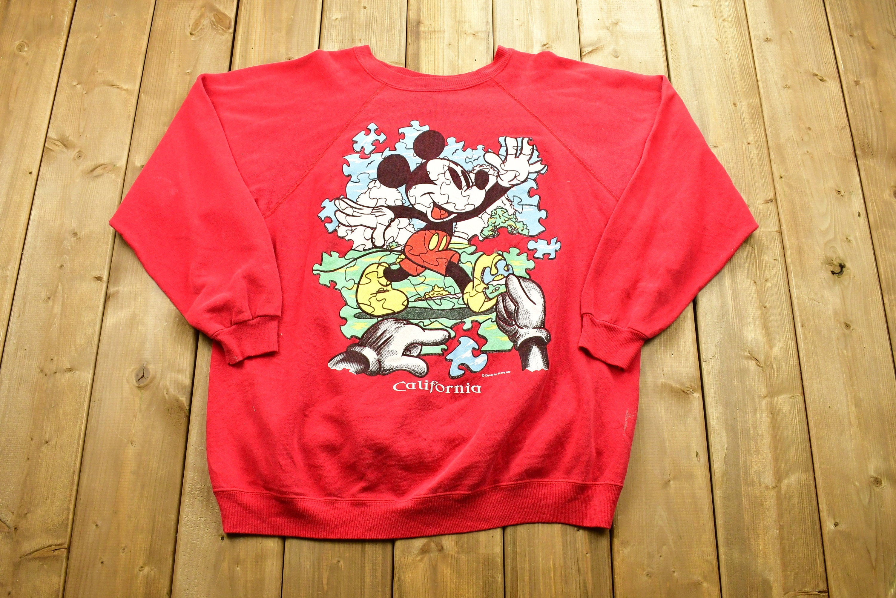 Vintage 1980s Mickey Mouse California Crewneck