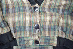 Vintage 1990s Three Button Plaid Button Up Flannel Shirt