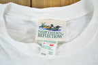 Vintage 1990s Northern Reflections Lucky Teddy Souvenir Single Stitch Graphic Print T-Shirt Made In USA