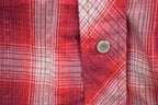 Vintage 1990s GS Sport Western Plaid Button Up Shirt