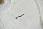 Vintage 1990s Distressed Carhartt Long Sleeve Thermal Shirt  90s  Vintage Streetwear  Paint Splatter Carhartt  Workwear  Made In USA