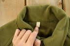 Vintage 1950s Military Wool Button Up Infantry Shirt