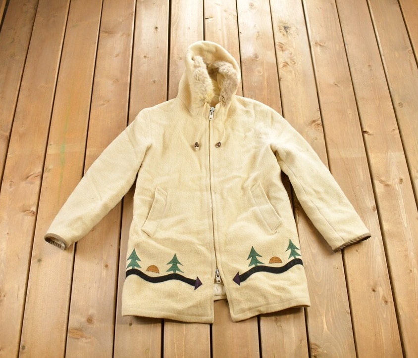 Vintage 1960s 1970s Hudson's Bay Wool Jacket