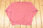 Vintage 1990s San Francisco Gal Paisley Embroidered Letters Crewneck Sweatshirt Mens L
