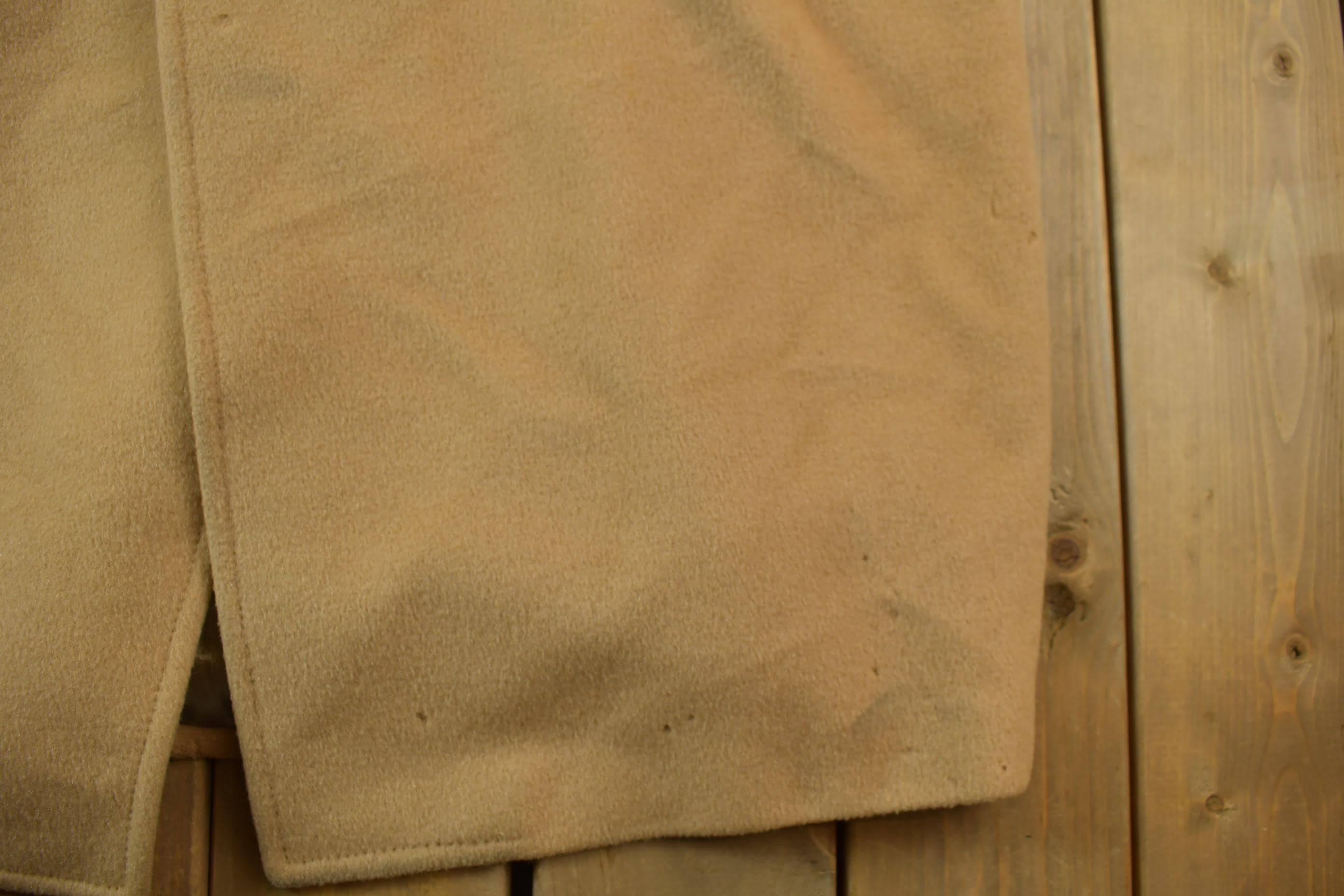 Vintage 1980s Fine Arts Wool Overcoat