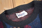 Vintage 1990s Jantzen Abstract Knit Crewneck Sweater