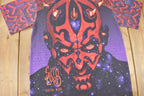 Vintage 1999 Darth Maul Sith Lord All Over Print Star Wars Episode 1 T-Shirt