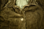 Vintage 1990s Yoakum Suede Leather Varsity Jacket