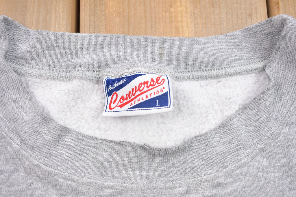 Vintage 1980s Converse Blank Grey Crewneck Sweatshirt