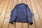 Vintage 1980s Halston Denim Jean Jacket
