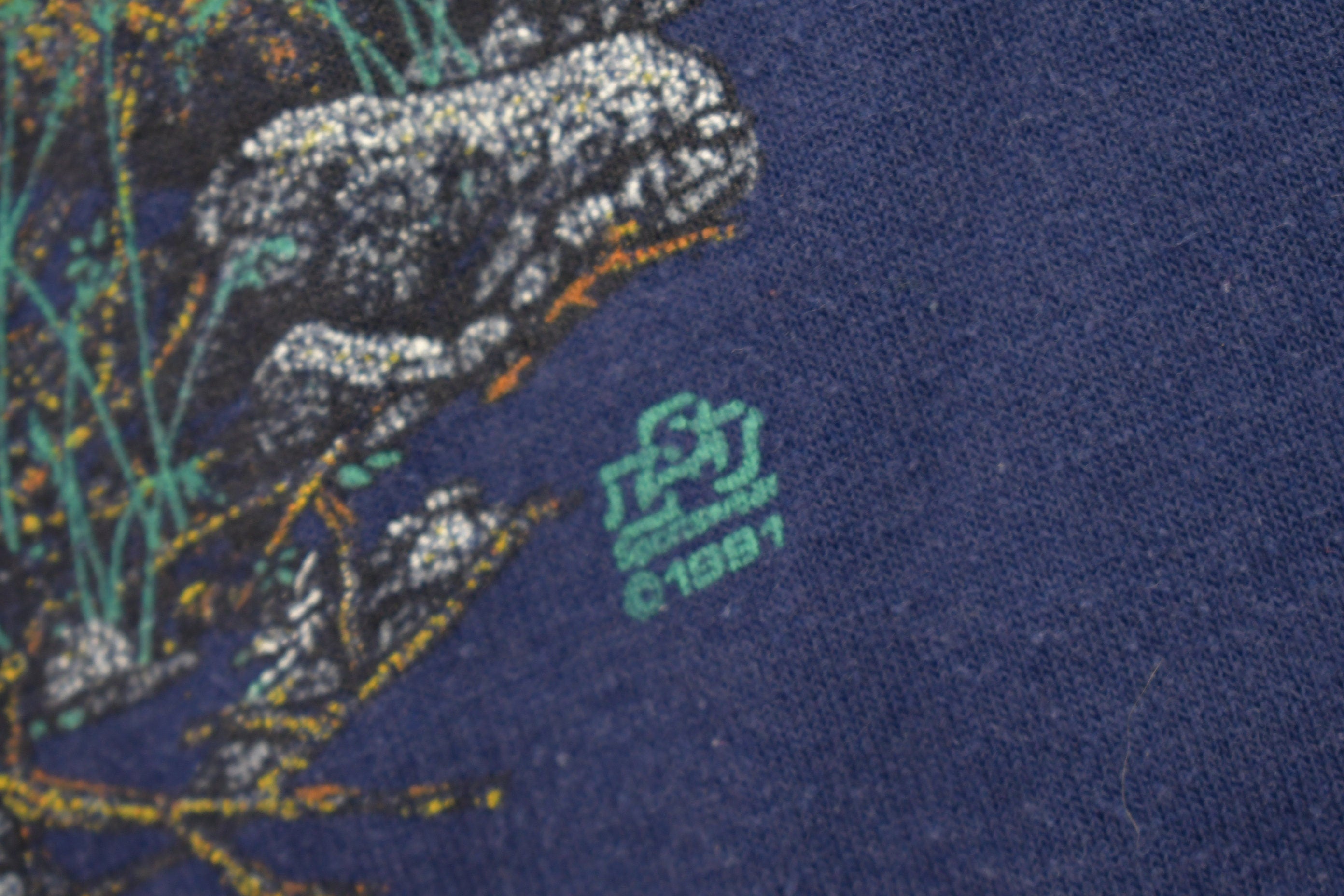 Vintage 1991 Deer Graphic Souvenir T Shirt