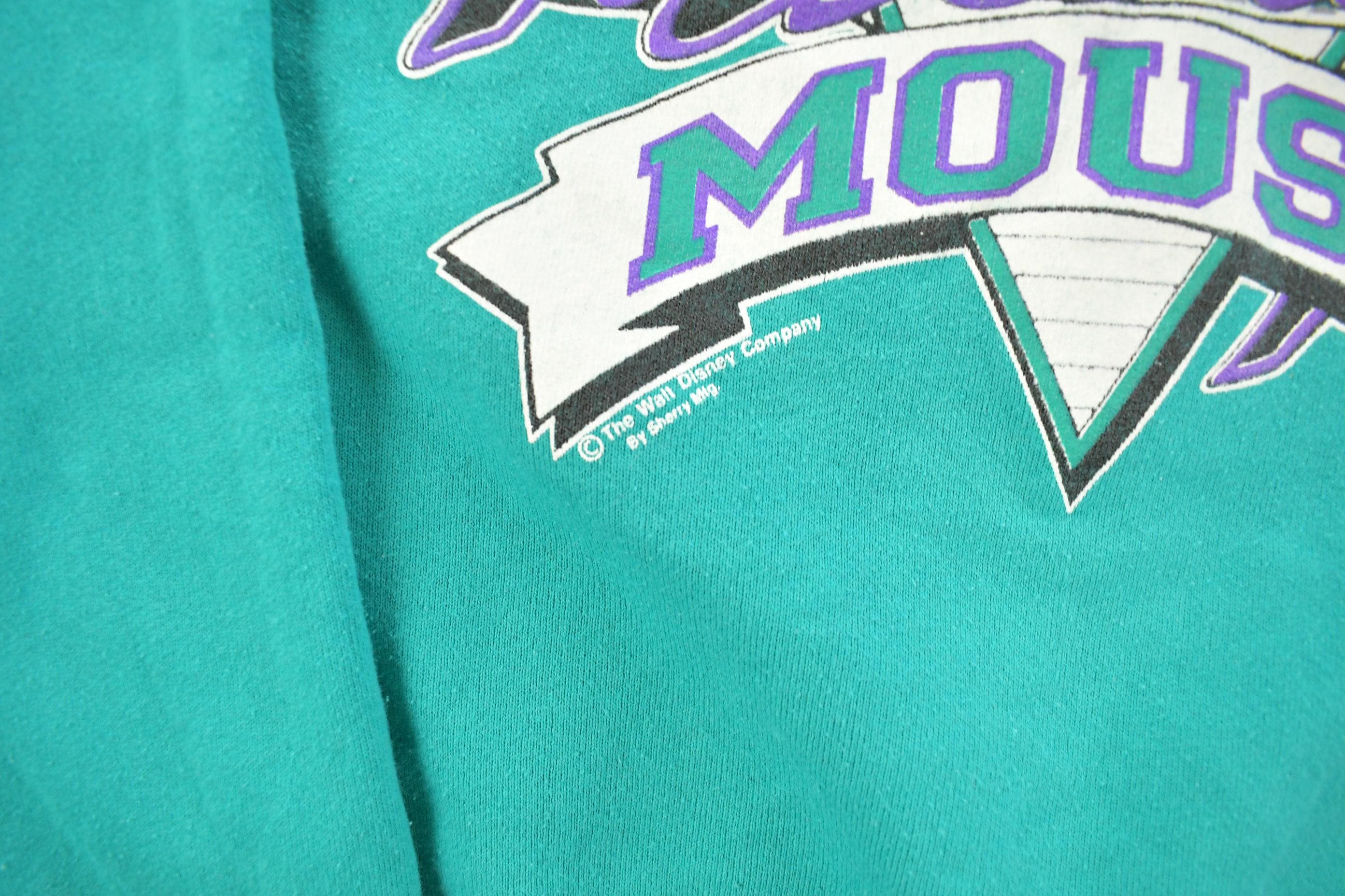 Vintage 1990s Mickey Mouse Disney Crewneck Sweatshirt Men's Medium
