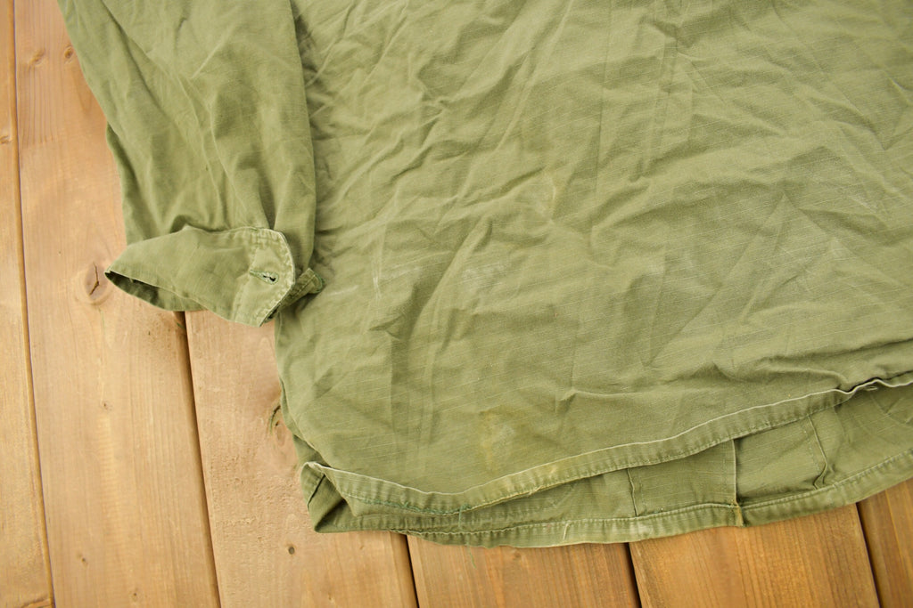 Vintage 1970 OG 107 Military Button Up Shirt