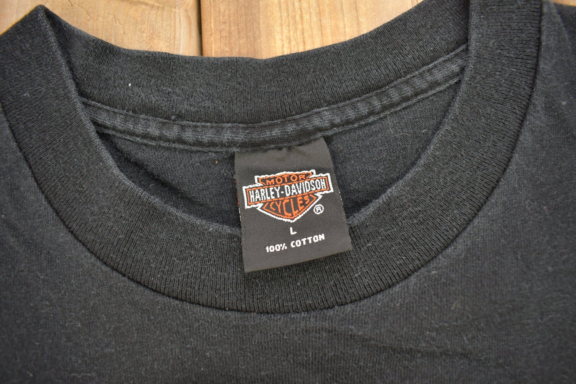 Vintage 1995 Motorsport Plus Harley Davidson Motorcycles Brute Force Kingston Ontario T-Shirt