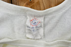 Vintage Early 1990s White and Blue Niagara Falls Canada Tank Top