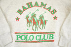 Vintage 1990s Bahamas Polo Club Souvenir Crewneck Sweatshirt Men's M