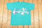 Vintage 1990s Florida Sailboats Souvenir Travel T-Shirt Men's M