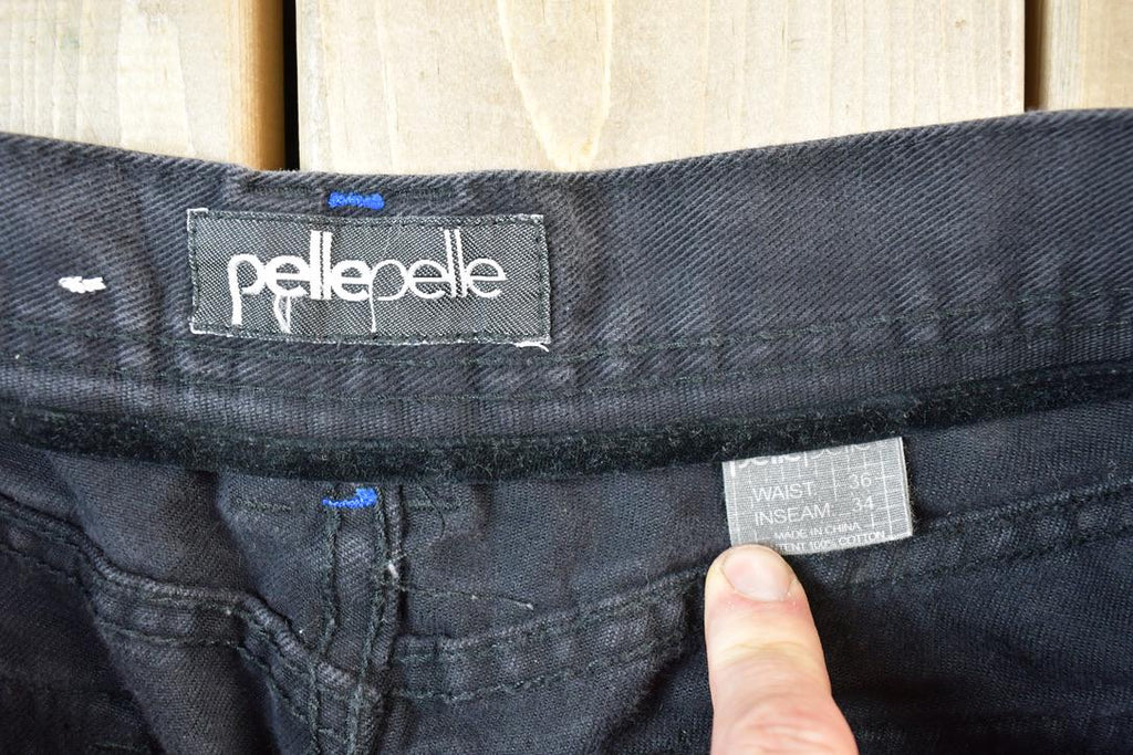 Vintage 1990s Pelle Pelle Hip Hop Denim Jeans Size 36 xs 34