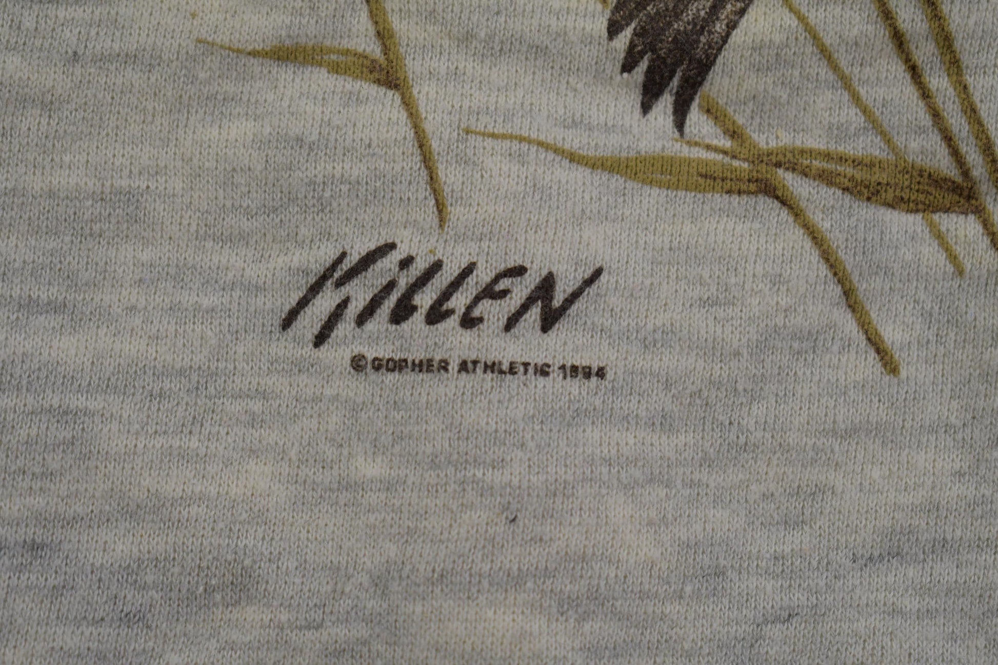 Vintage 1990s Aspen Rod & Gun Co Mallard Print Outdoorsman Crewneck Sweatshirt Made In USA