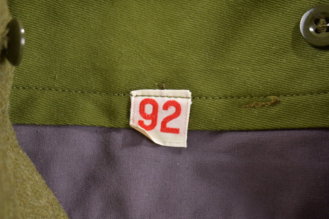 Vintage 1960s Army Pleated Cargo Pants Size 29 x 30