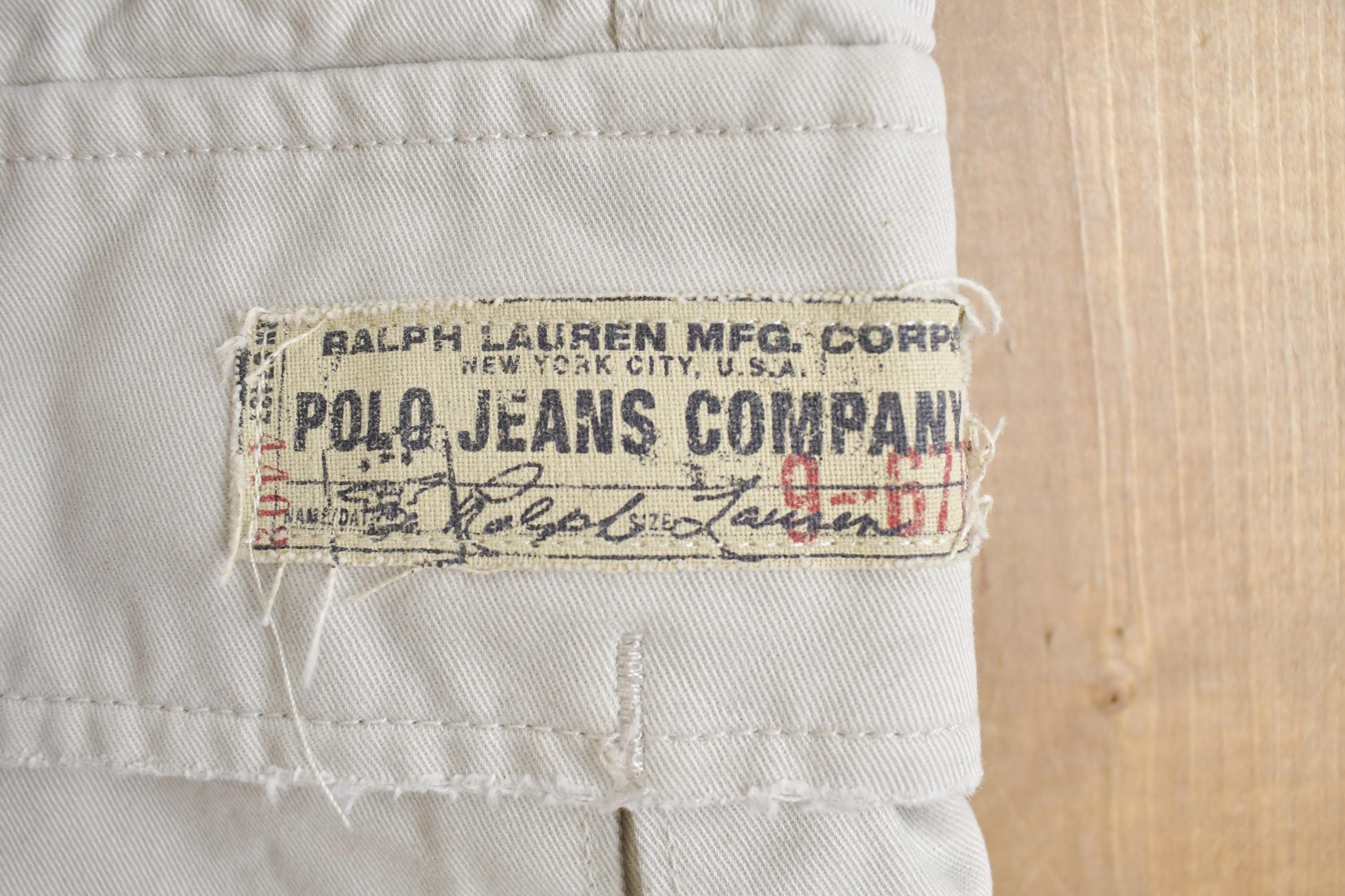 Vintage 1990s Ralph Lauren Polo Jeans Company Cargo Shorts Size 38