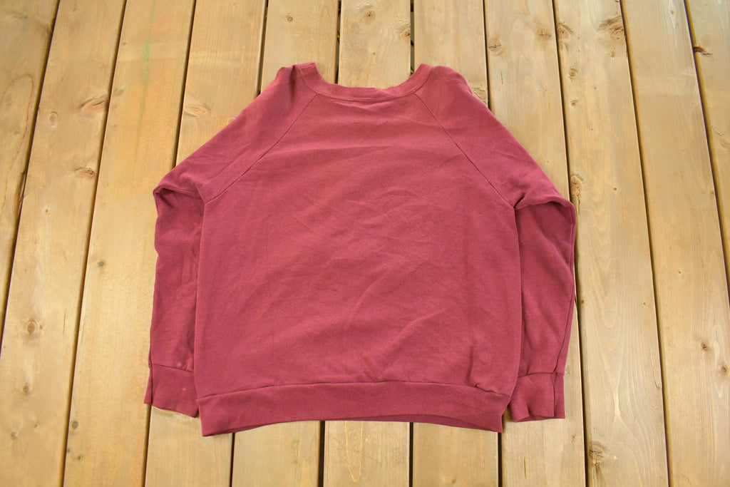 Vintage 1980s Boston College Champion Reverse Weave Crewneck Sweatshirt Men's Medium
